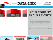 Tablet Screenshot of datalinksecuritytx.com